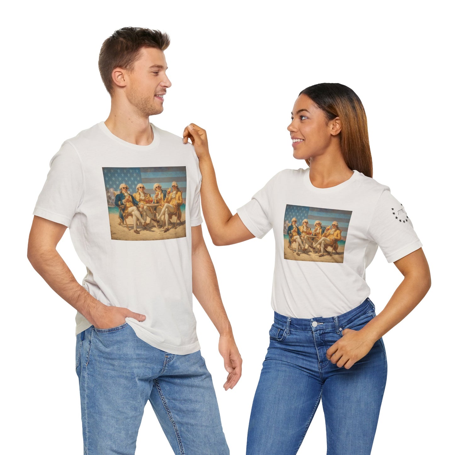 Fourth Of July Founding Fathers Unisex Tee