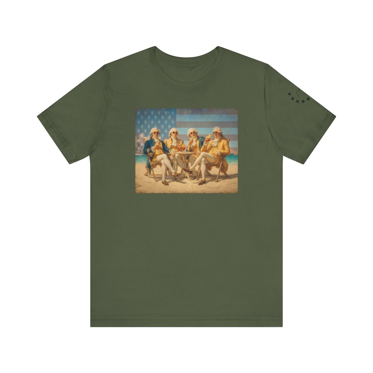 Fourth Of July Founding Fathers Unisex Tee