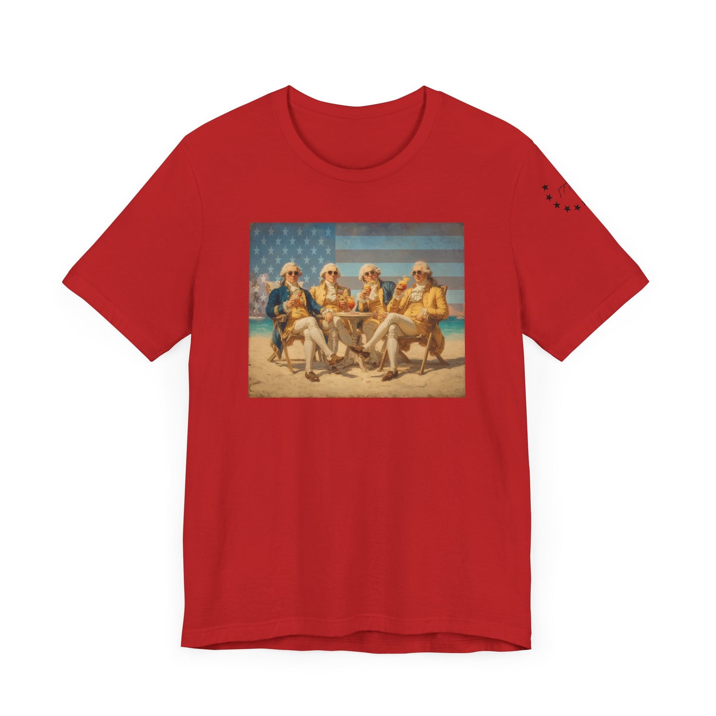 Fourth Of July Founding Fathers Unisex Tee