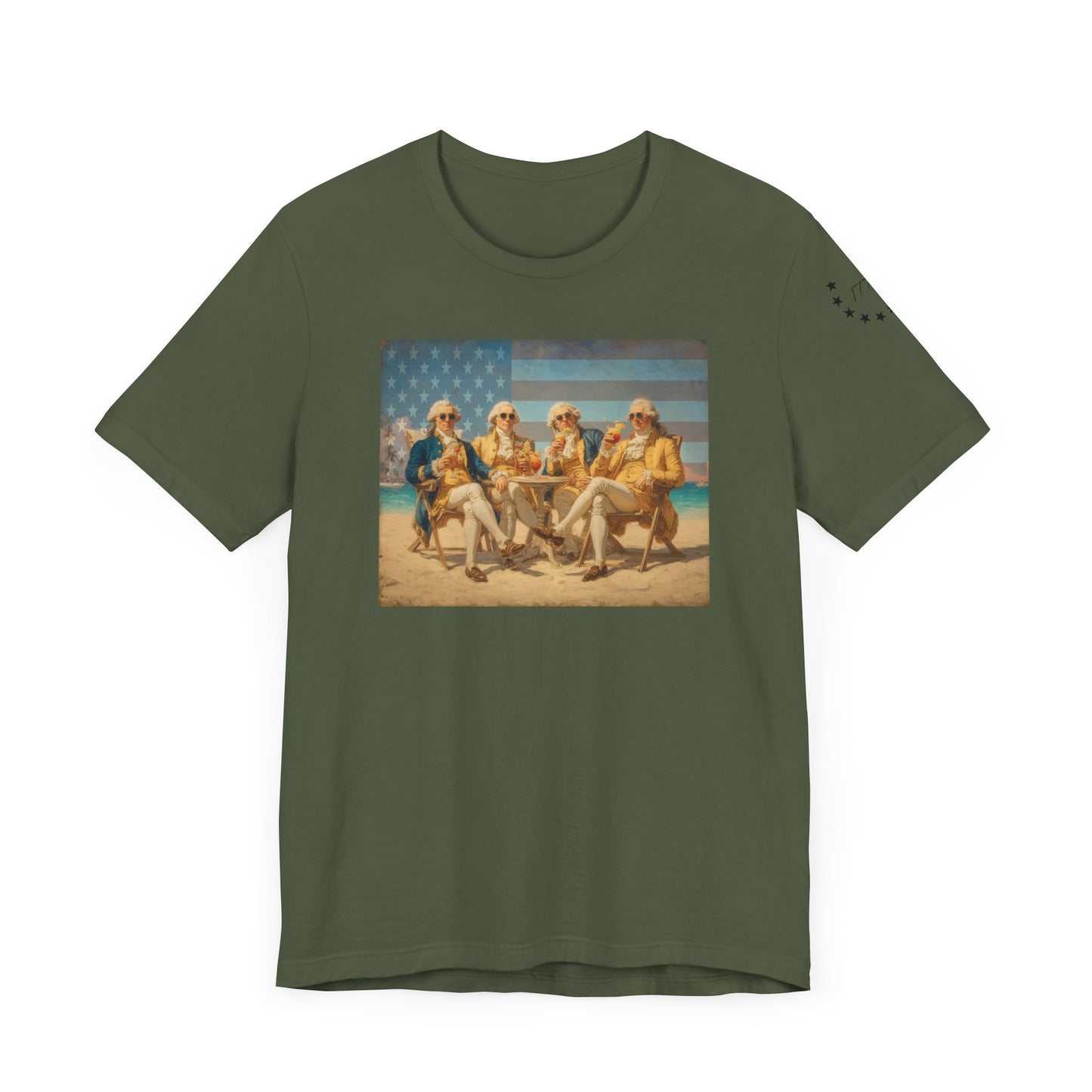 Fourth Of July Founding Fathers Unisex Tee