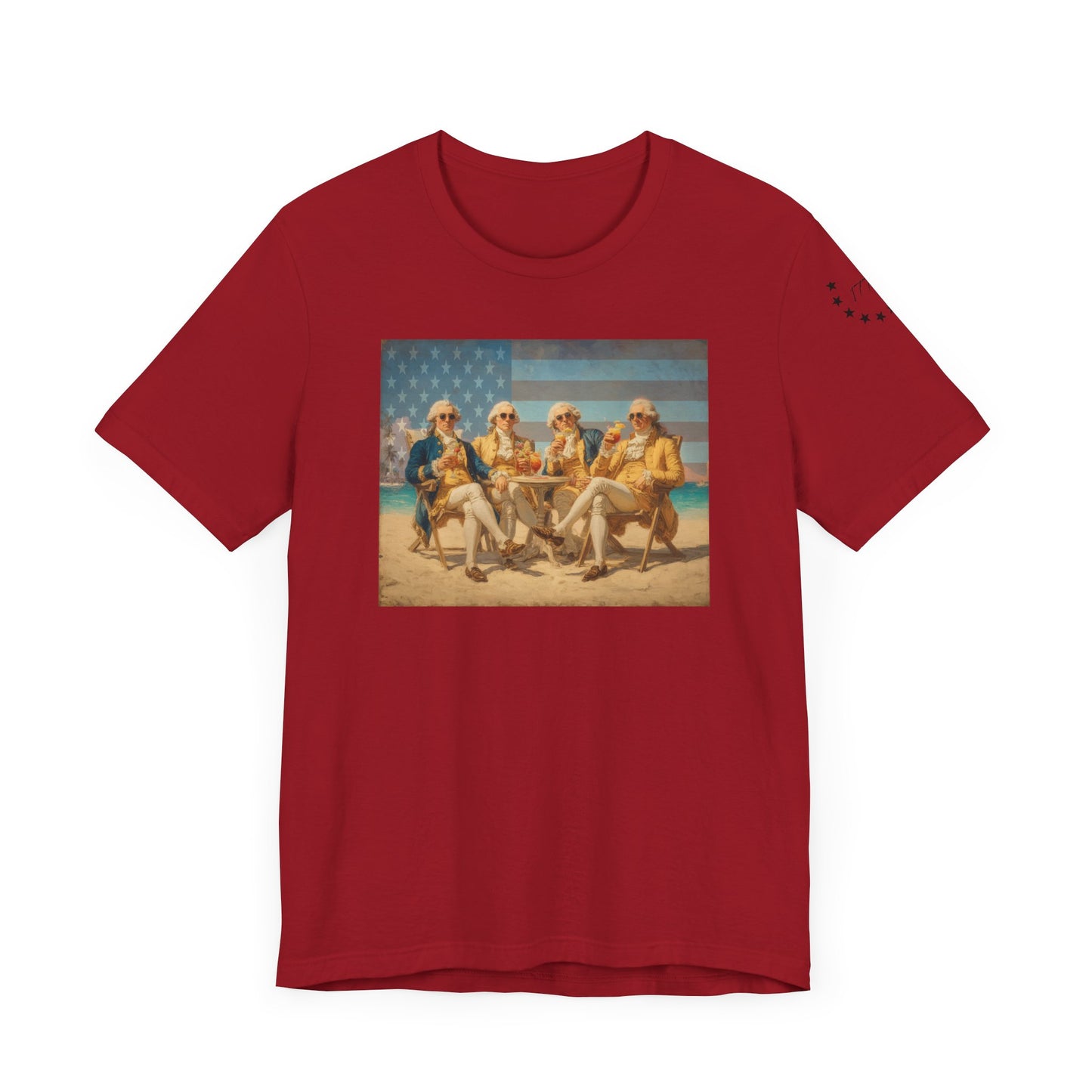 Fourth Of July Founding Fathers Unisex Tee