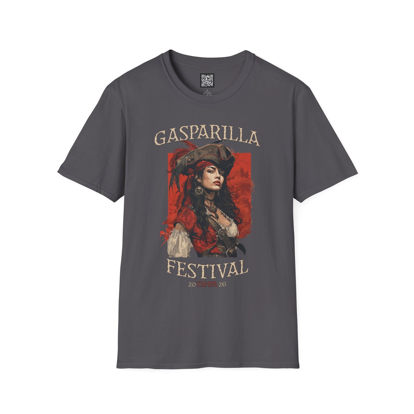 Gasparilla Pirate Festival Woman Pirate T-Shirt