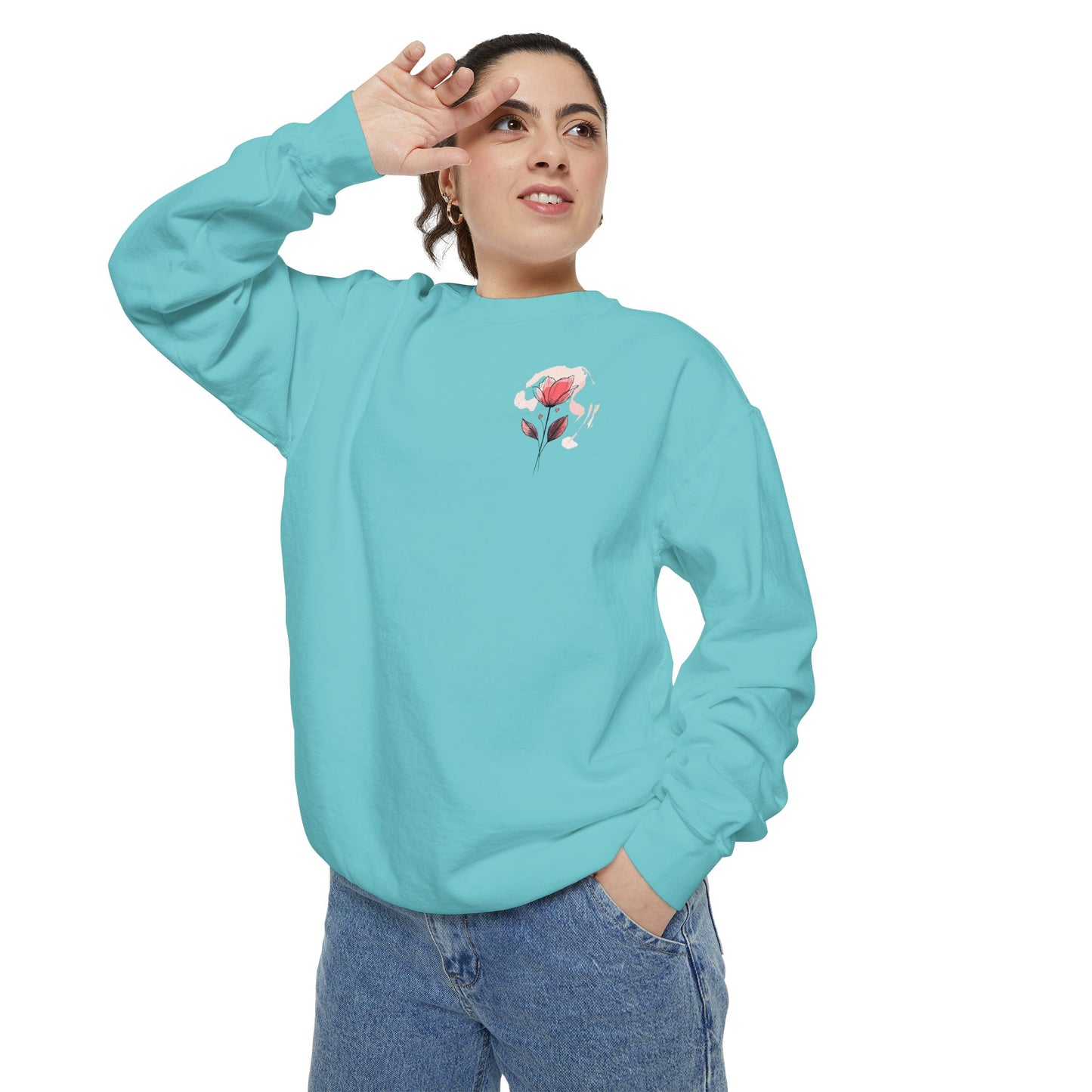 Valentine's Flower Sweatshirt