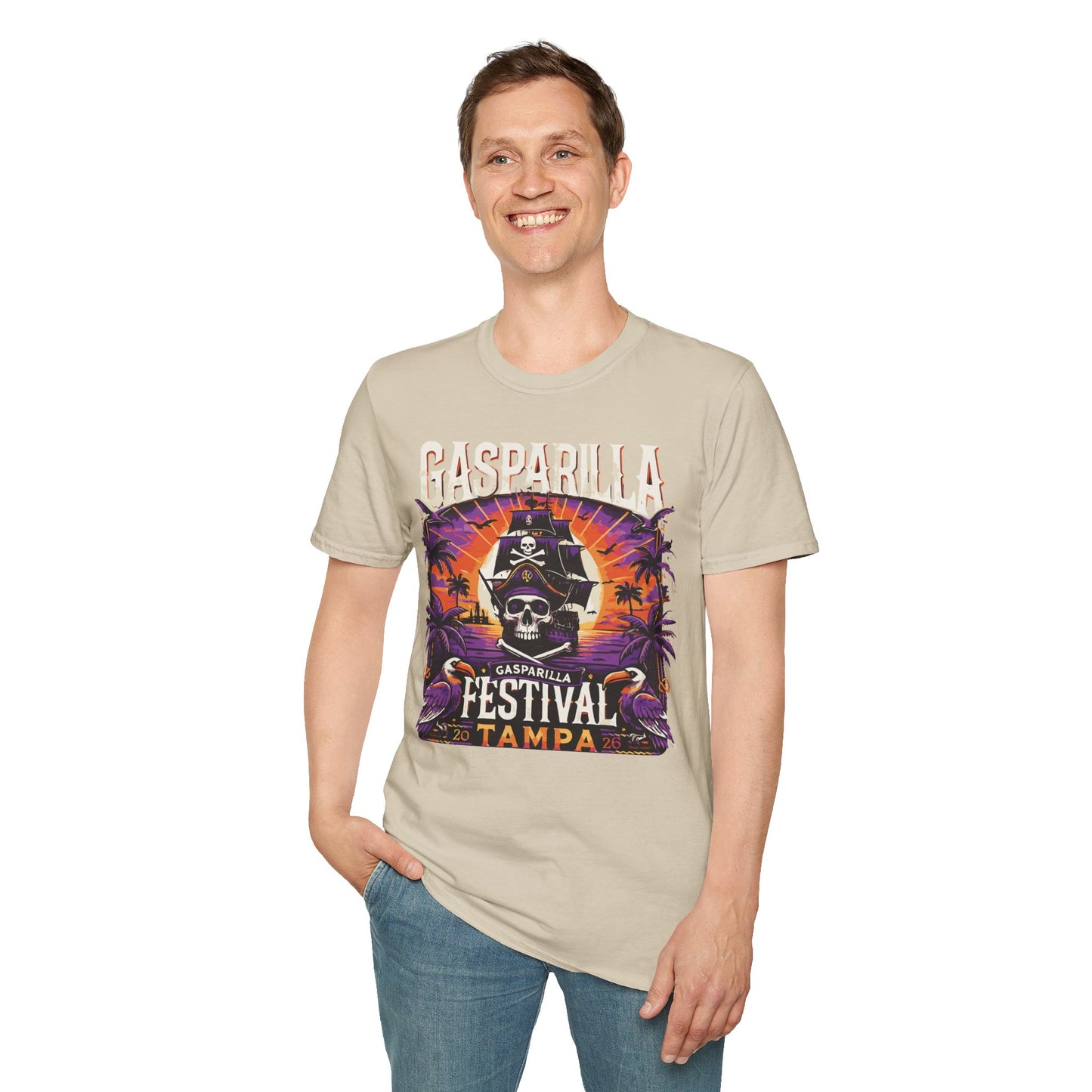 Limited Edition Gasparilla Pirate Ship 2026 T-Shirt