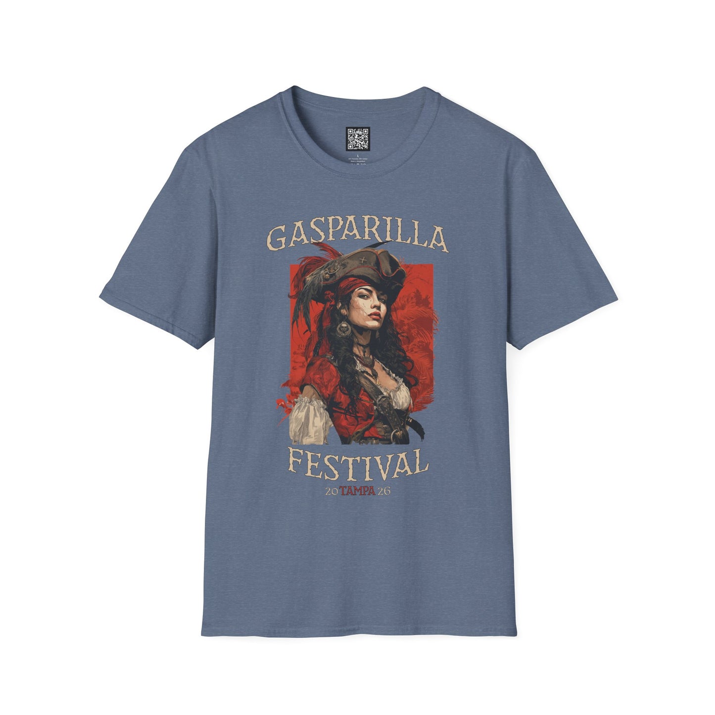 Gasparilla Pirate Festival Woman Pirate T-Shirt