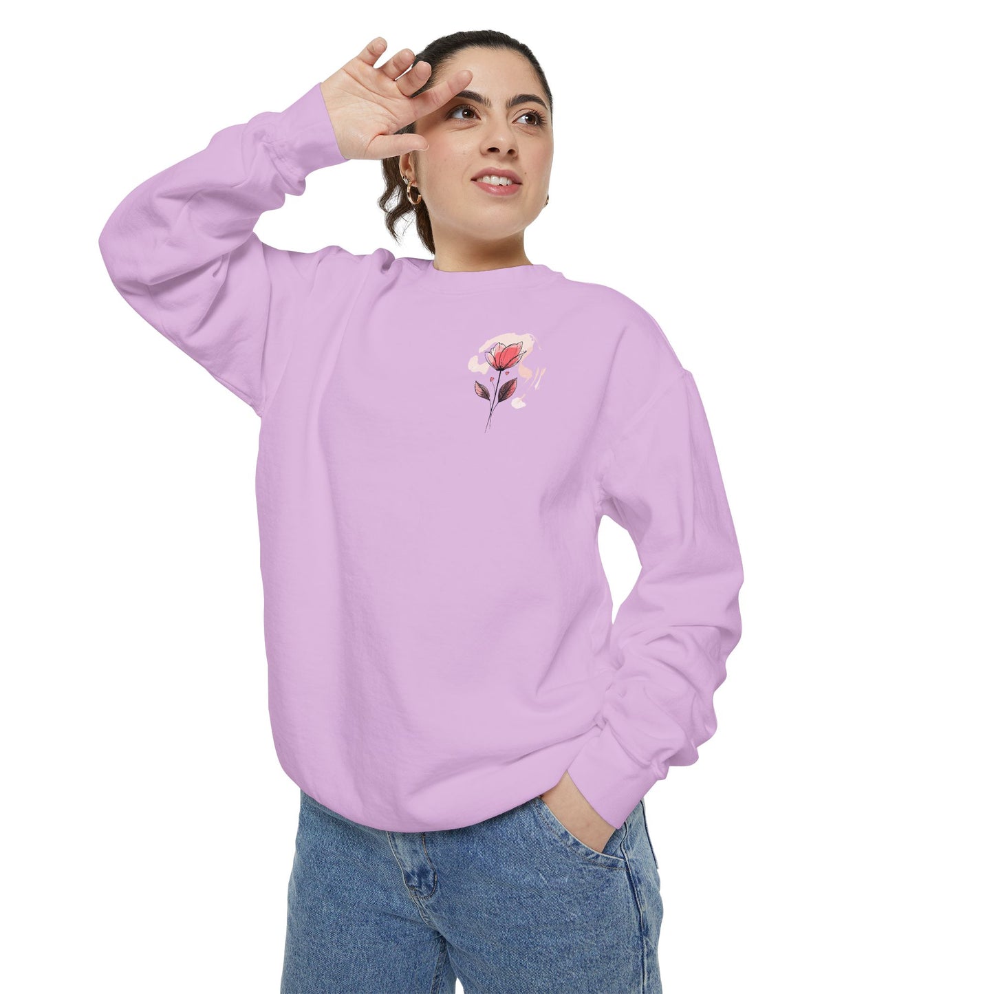Valentine's Flower Sweatshirt