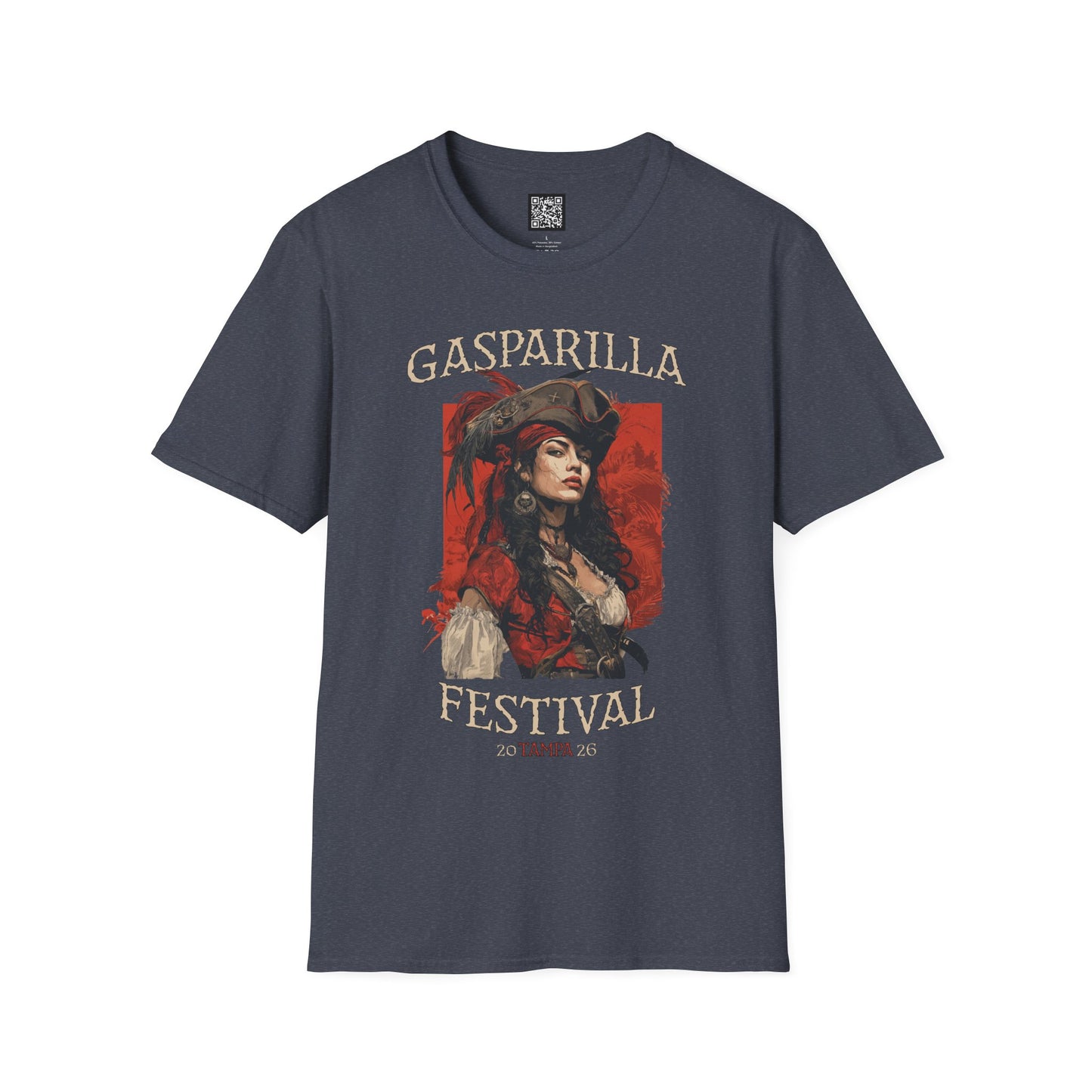 Gasparilla Pirate Festival Woman Pirate T-Shirt