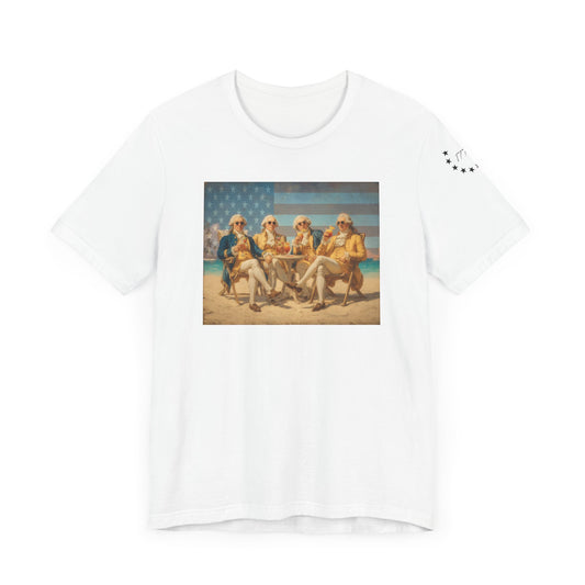 Fourth Of July Founding Fathers Unisex Tee