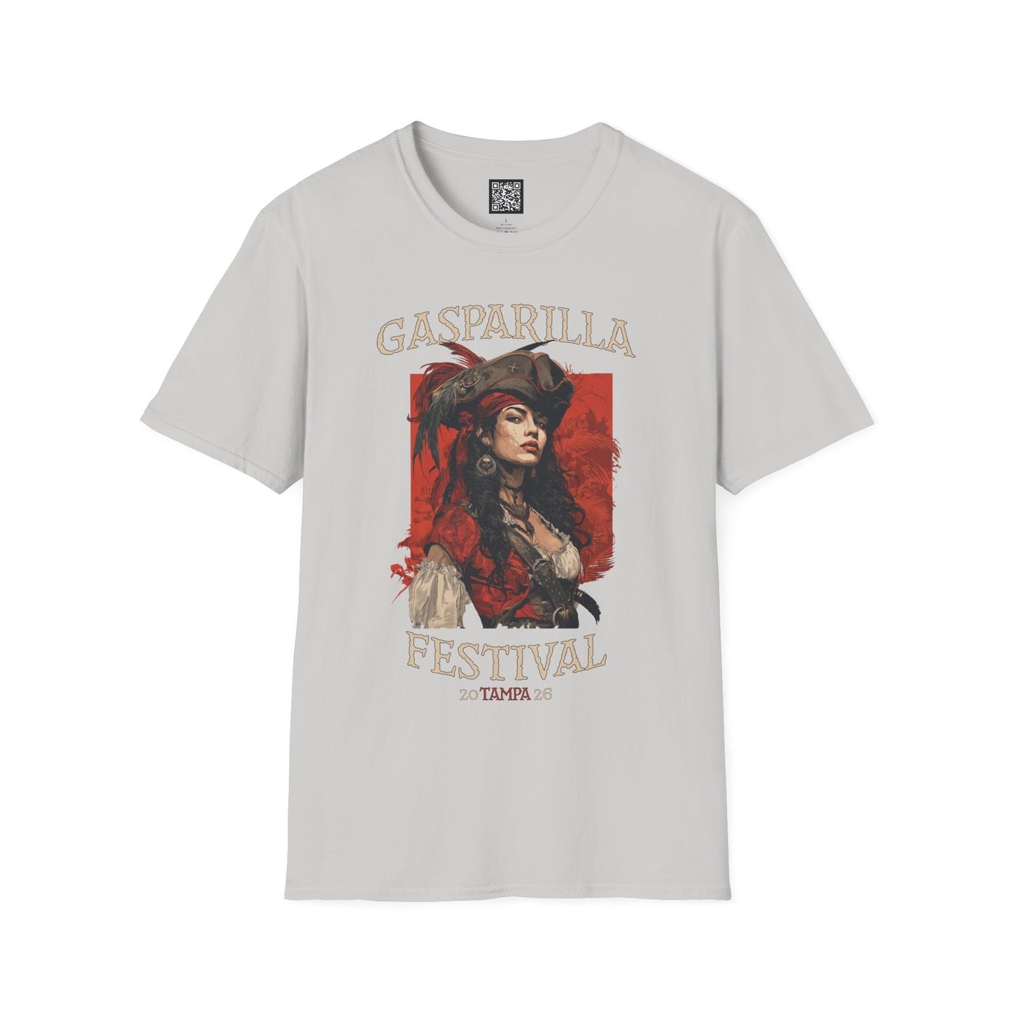 Gasparilla Pirate Festival Woman Pirate T-Shirt