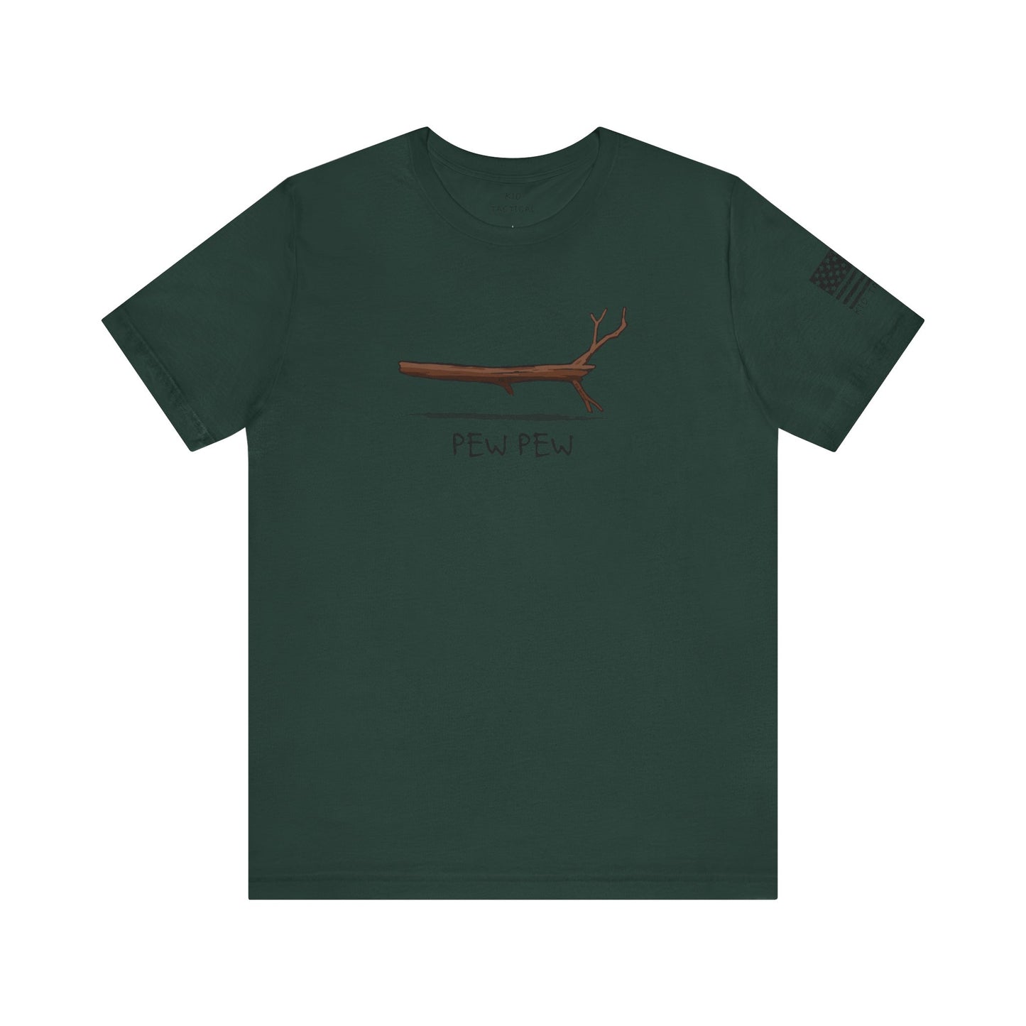T-Shirt Kid Tactical Pew Pew Stick Funny Unisex Tee