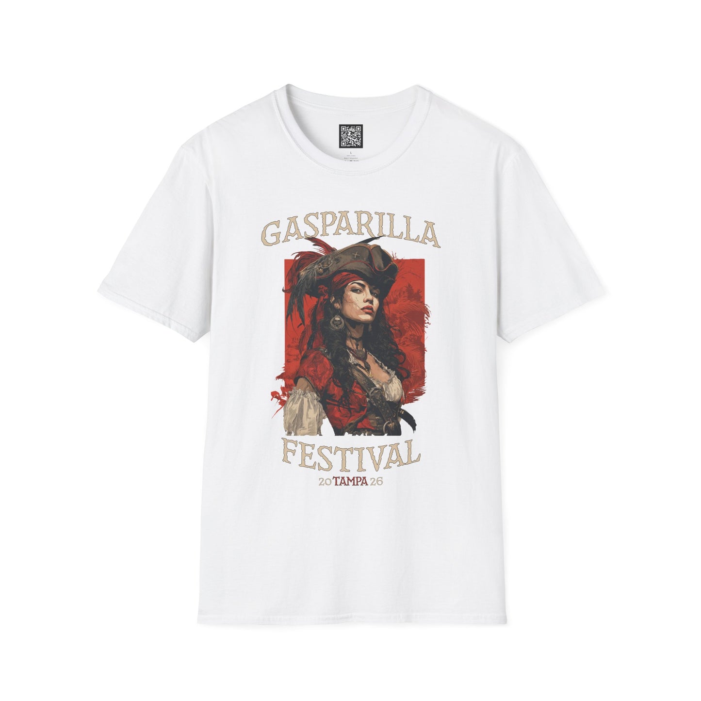 Gasparilla Pirate Festival Woman Pirate T-Shirt