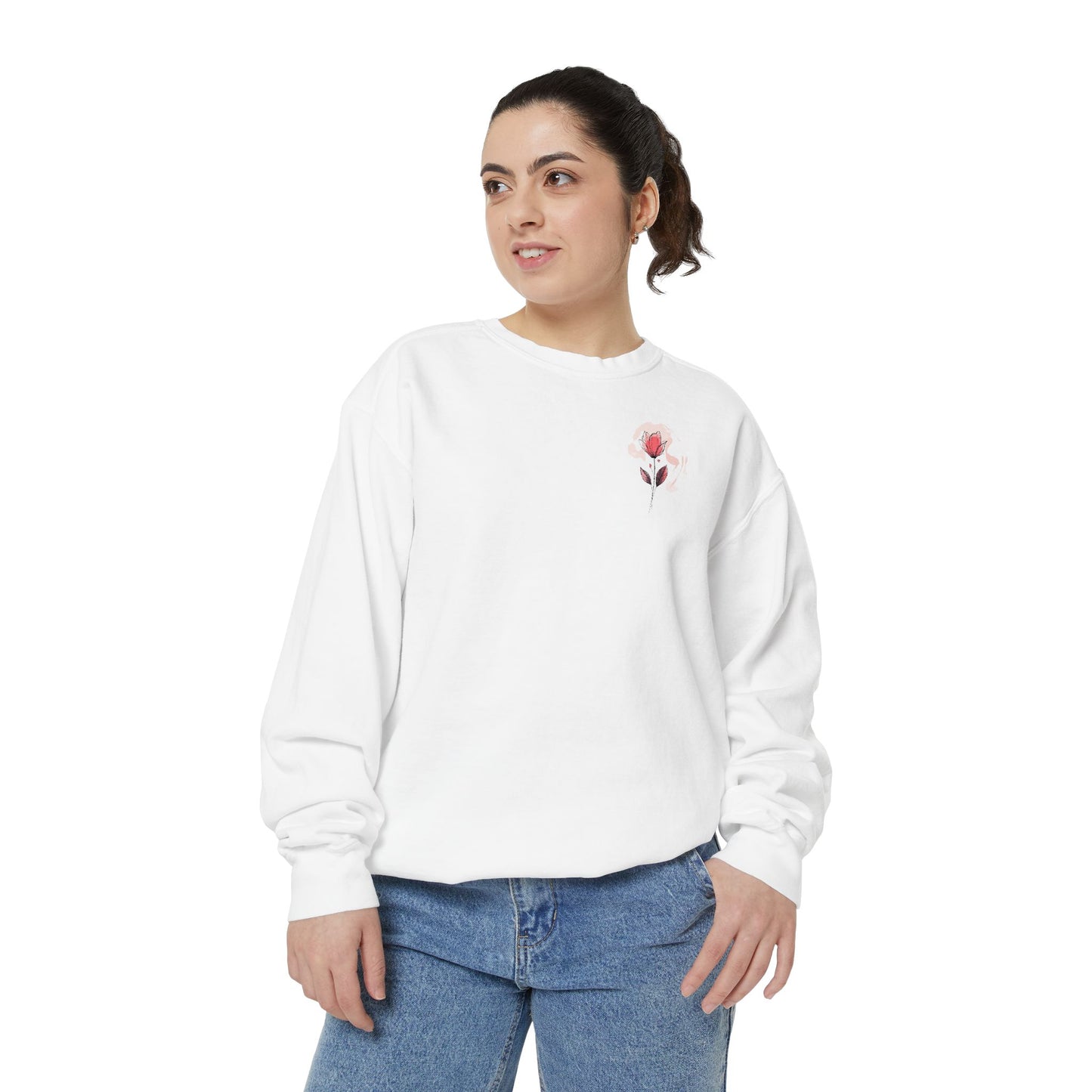 Valentine's Flower Sweatshirt