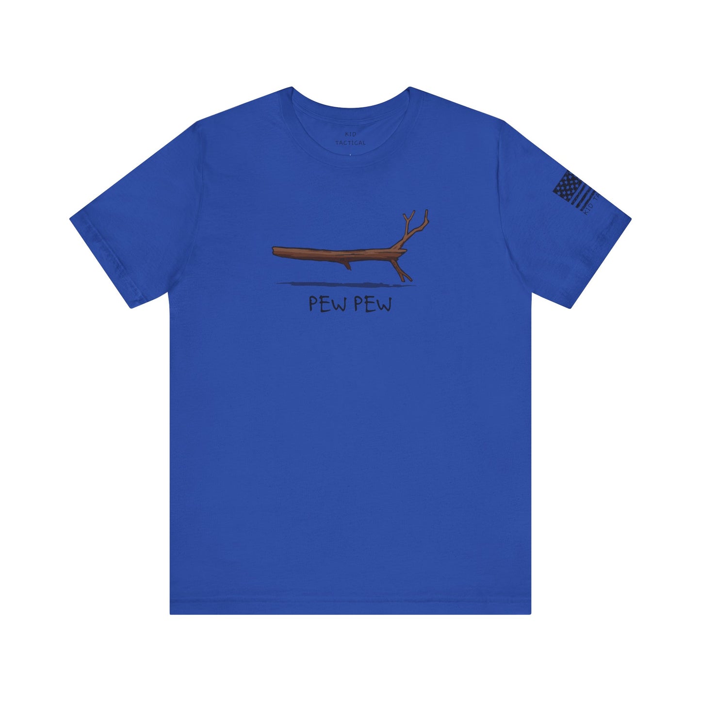 T-Shirt Kid Tactical Pew Pew Stick Funny Unisex Tee