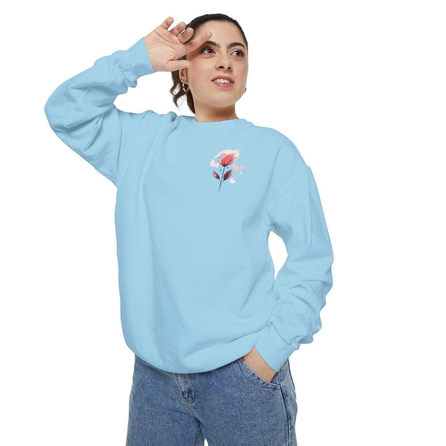 Valentine's Flower Sweatshirt