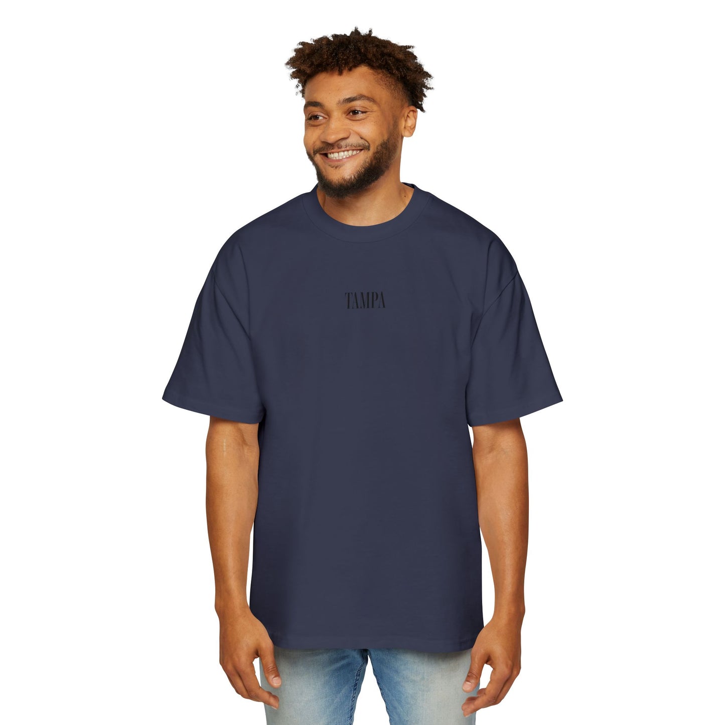 Men's Oversized Tee - Ambroise Tampa Center Chest Shirt