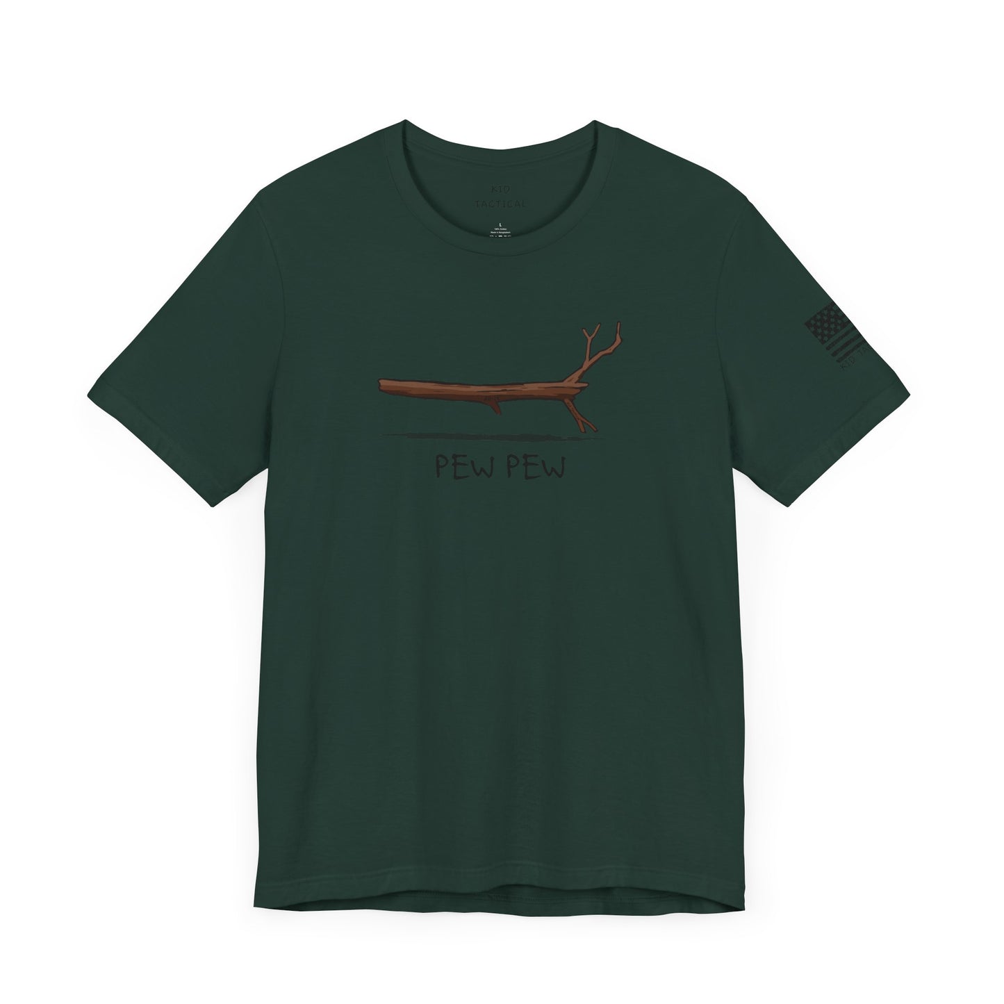 T-Shirt Kid Tactical Pew Pew Stick Funny Unisex Tee