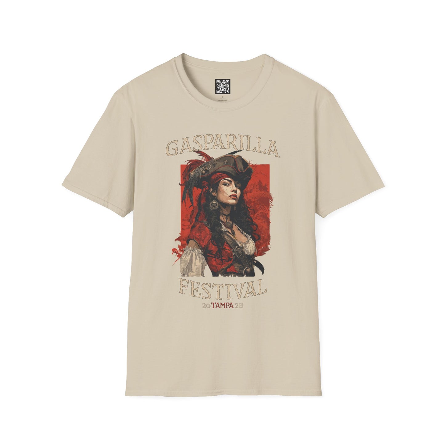 Gasparilla Pirate Festival Woman Pirate T-Shirt