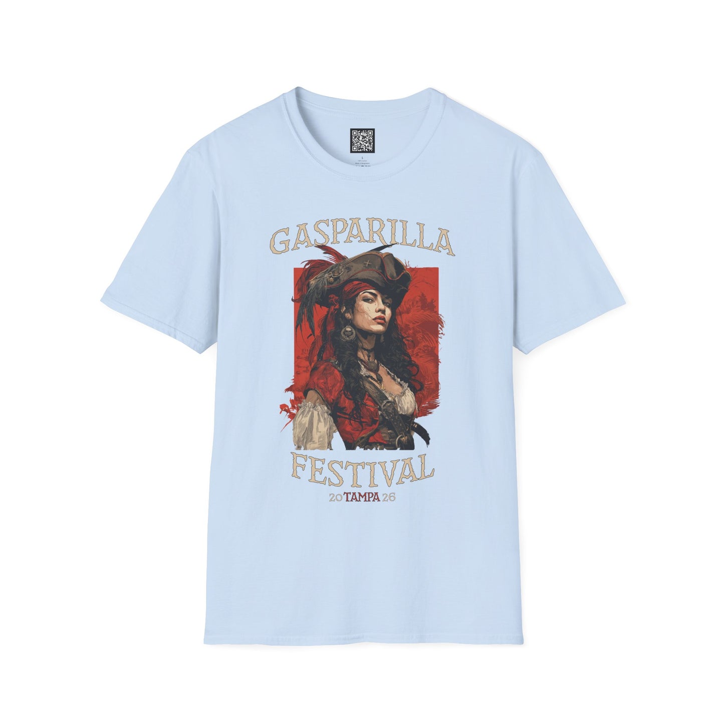Gasparilla Pirate Festival Woman Pirate T-Shirt