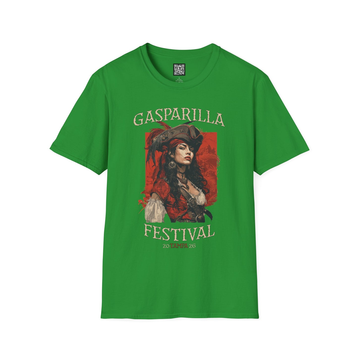 Gasparilla Pirate Festival Woman Pirate T-Shirt